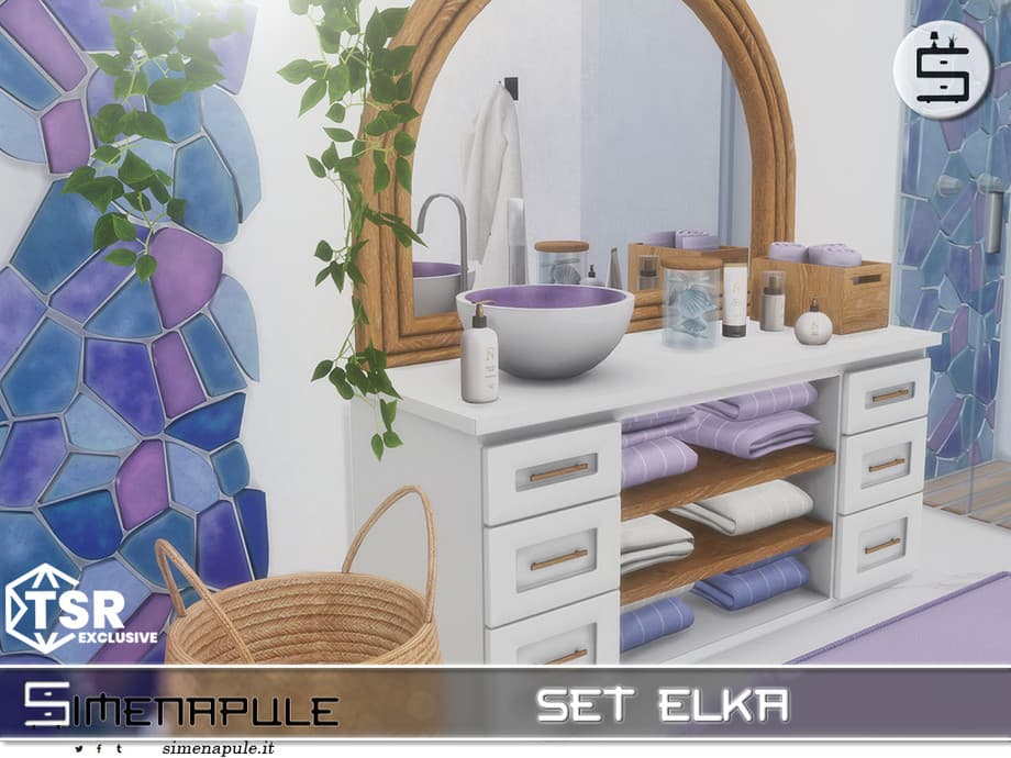 Галерея мода Набор для ванной Set Elka #2